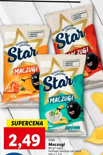 Lidl Chrupki maczugi fromage star oferta