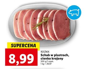 Lidl Schab wieprzowy cienko krojony rzeźnik codzienna dostawa oferta