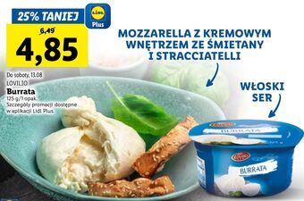 Lidl Ser burrata lovilio oferta