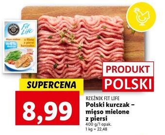 Lidl Mięso mielone z piersi kurczaka rzeźnik codzienna dostawa fit life oferta
