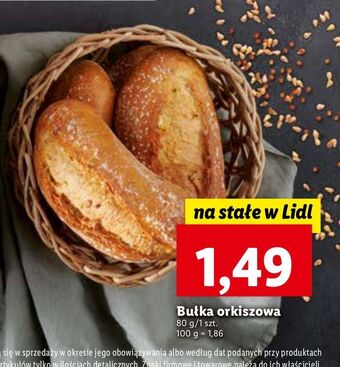Lidl Bułka orkiszowa oferta