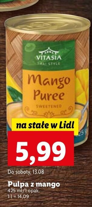Mango puree vitasia