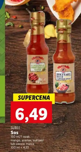 Lidl Sos słodki chilli z mango suree oferta