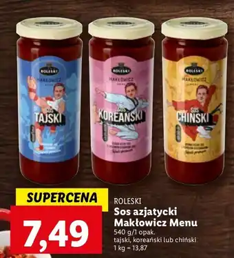 Lidl Sos chiński roleski makłowicz menu oferta