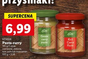 Lidl Pasta green curry vitasia oferta