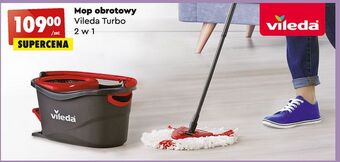 Biedronka Mop obrotowy turbo vileda oferta