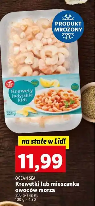 Lidl Krewetki indysjkie kidi oceansea oferta