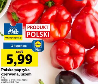 Lidl Papryka czerwona oferta