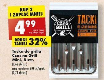 Biedronka Tacki do grilla mini czas na grill oferta