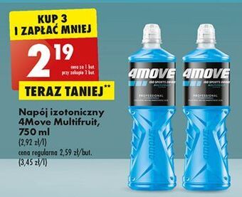 Biedronka Napój multifruit 4move oferta