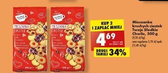Biedronka Mieszanka kruchych ciastek twoje słodkie chwile oferta