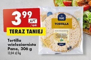 Biedronka Tortilla wieloziarnista wraps pano oferta