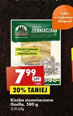 Biedronka Kiszka ziemniaczana gzella oferta