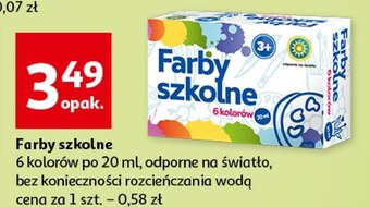 Auchan Farby szkolne oferta