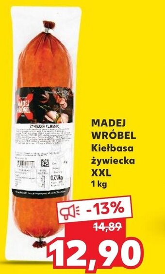 Kaufland Madej Wróbel Kiełbasa Żywiecka XXL 1 kg oferta