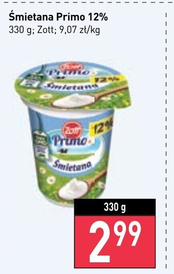 Stokrotka Zott Śmietana Primo 12% 330 g oferta