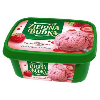 Zielona budka lody truskawkowe 1000 ml