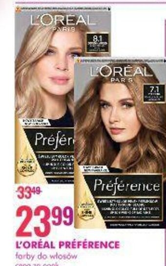 L'oreal Preference farby do włosów