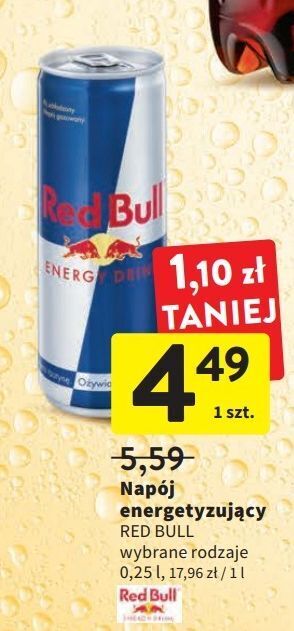 Napój energetyczny red bull