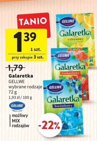 Galaretka borówkowa gellwe