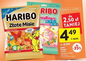 Intermarche Żelki haribo złote misie oferta