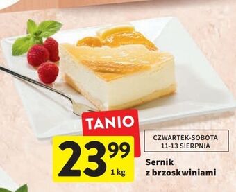 Intermarche Sernik z brzoskwinią oferta