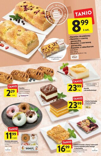 Intermarche Ciastko z serem i borówką vandemoortele oferta