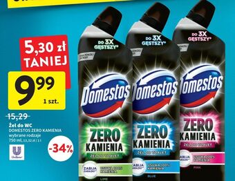 Intermarche Żel do wc blue domestos zero kamienia oferta
