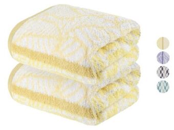 Lidl Livarno home ręcznik frotté, 50 x 100 cm, 2 sztuki oferta