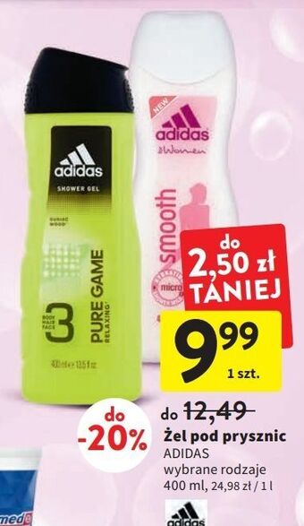 Intermarche Żel pod prysznic adidas smooth oferta