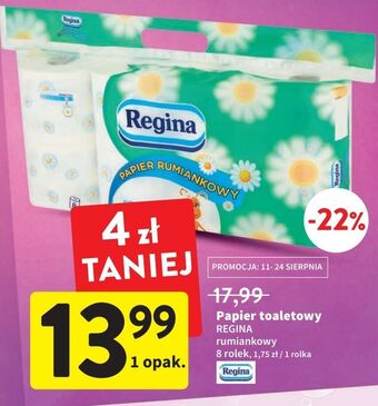 Intermarche Papier toaletowy rumiankowy regina oferta