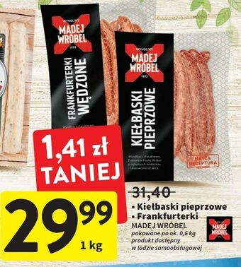 Intermarche Frankfurterki wędzone madej & wróbel oferta