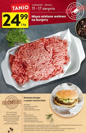 Intermarche Mięso mielone wołowe oferta