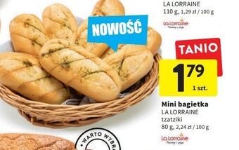 Mini bagietka tzatziki la lorraine