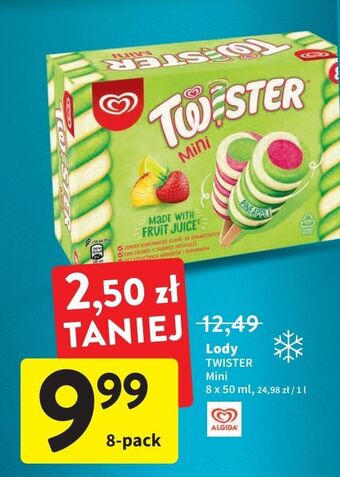 Intermarche Lód mini algida twister oferta