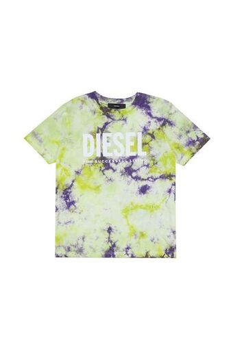 T-shirt with tie-dye effect