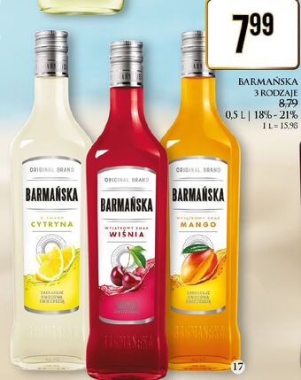 Dino Wódka barmańska cytrynowa oferta