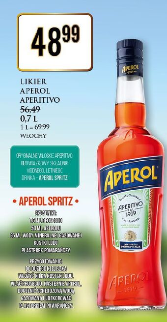 Dino Likier aperol aperitivo oferta