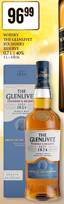 Dino Whisky karton the glenlivet founder's reserve oferta