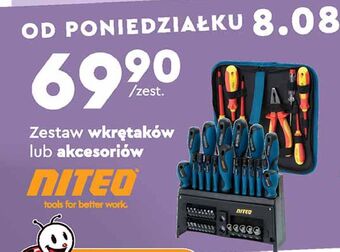 Biedronka Zestaw śrubokrętów i wkrętaków precyzyjnych niteo tools oferta