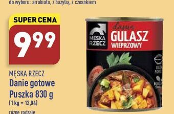 ALDI Gulasz wieprzowy stoczek męska rzecz oferta
