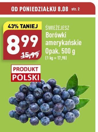 ALDI Borówka amerykańska świeże jesz oferta
