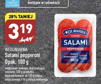 ALDI Salami pepperoni wędliniarnia classic oferta