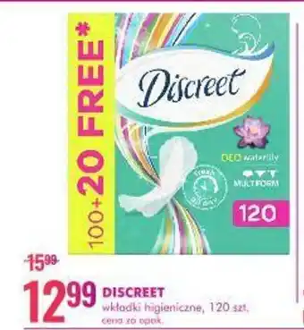 SuperPharm Discreet wkładki higieniczne 120szt. oferta