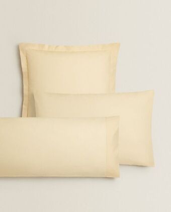 ZARA HOME (180 nitek) poszewka na poduszkę z perkalowej bawełny oferta