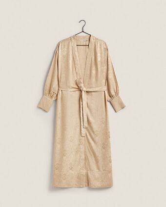 ZARA HOME Satynowy szlafrok oferta