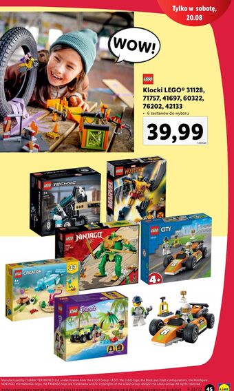 Lidl Klocki 71757 lego ninjago oferta