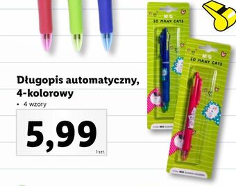 Lidl Długopis automatyczny oferta