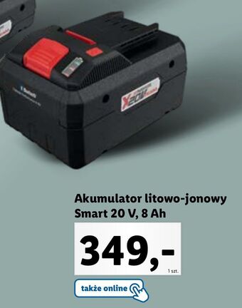 Lidl Akumulator litowo-jonowy 20v 8ah parkside oferta