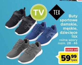 Carrefour Buty sportowe dziecięce tex oferta